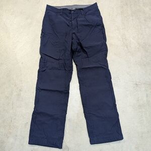 Eddie Bauer Fleece Lined Tech Pants Men's 32x30 (31x29) Navy